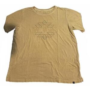 Pendleton Women’s Tan Embroidered Southwest Geometric T-Shirt Size Large